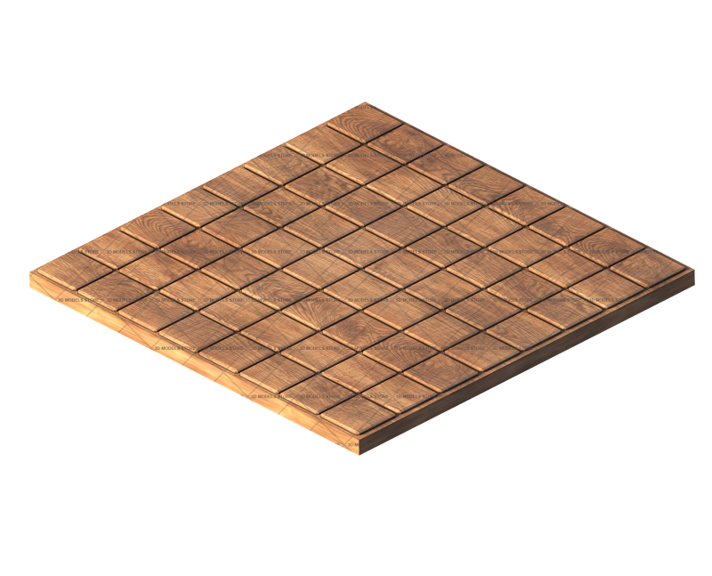 Chessboard, 3d models (stl)