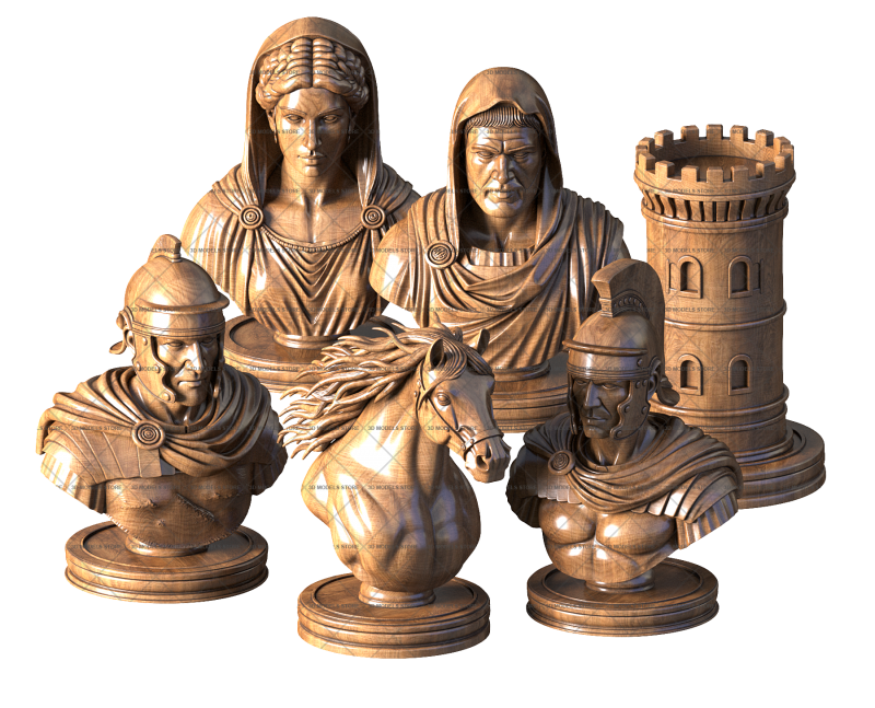 Set, Ancient Rome, 3d models (stl)