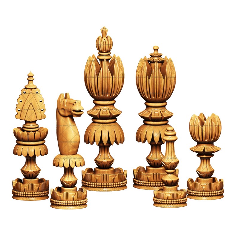 Chess, 3d models (stl)