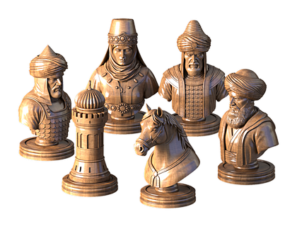 Seljuk Chess, 3d models (stl)