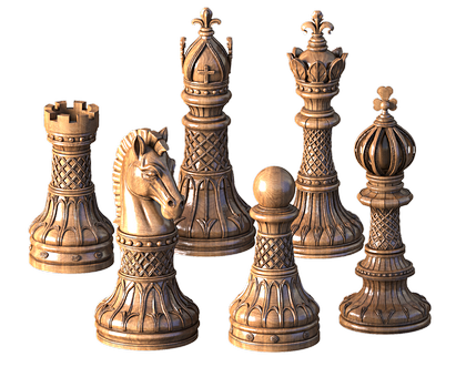 Chess Classic, 3d models (stl)