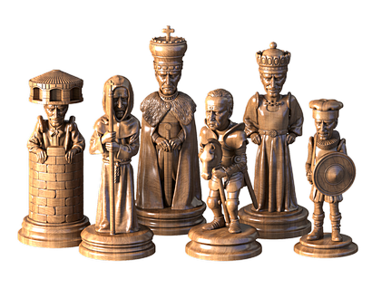 Chess Joe Biden Set, 3d models (stl)