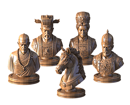 Chess Ancient China, 3d models (stl)