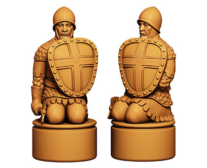 3D chessmen rook chess piece model - TurboSquid 1431177