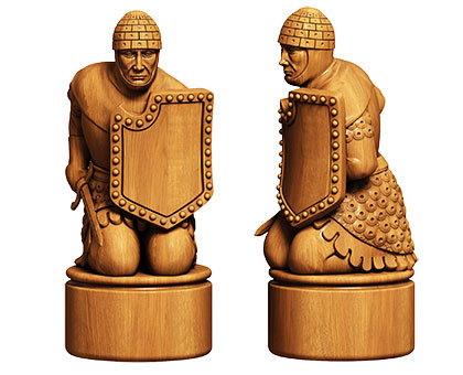 3D chessmen rook chess piece model - TurboSquid 1431177