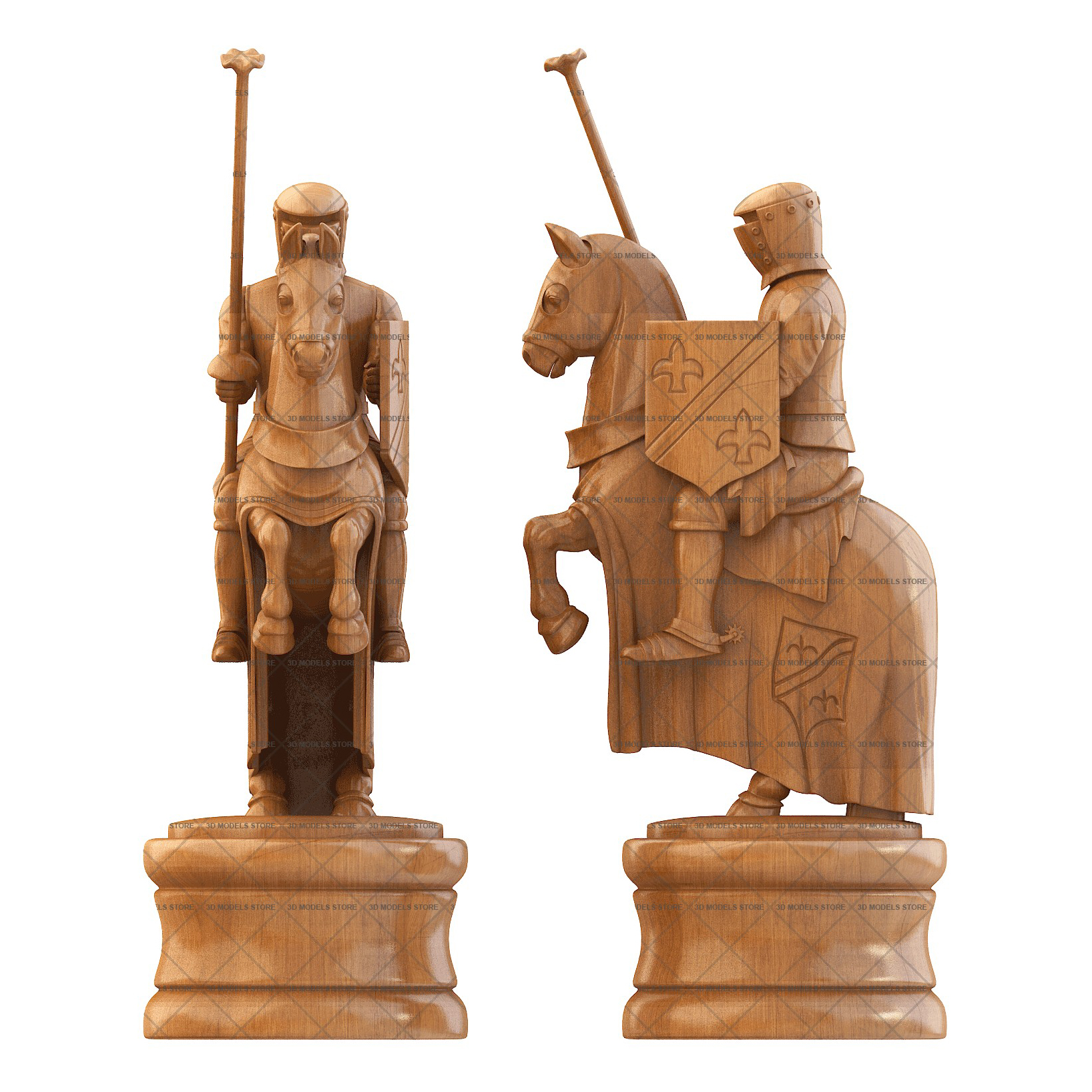 STL file Medieval chess ♟️・3D printing model to download・Cults