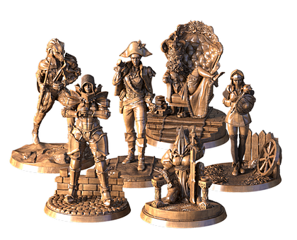Chess set, 3d models (stl)