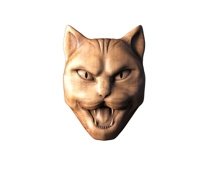Cat mask, 3d models (stl)