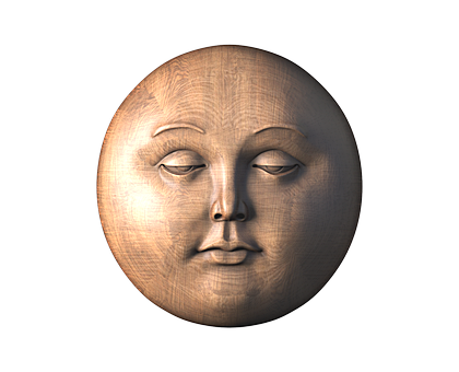 The moon, 3d models (stl)