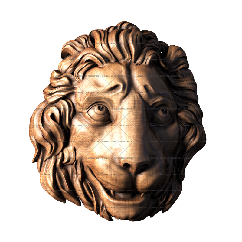 Lion mask, 3d models (stl)