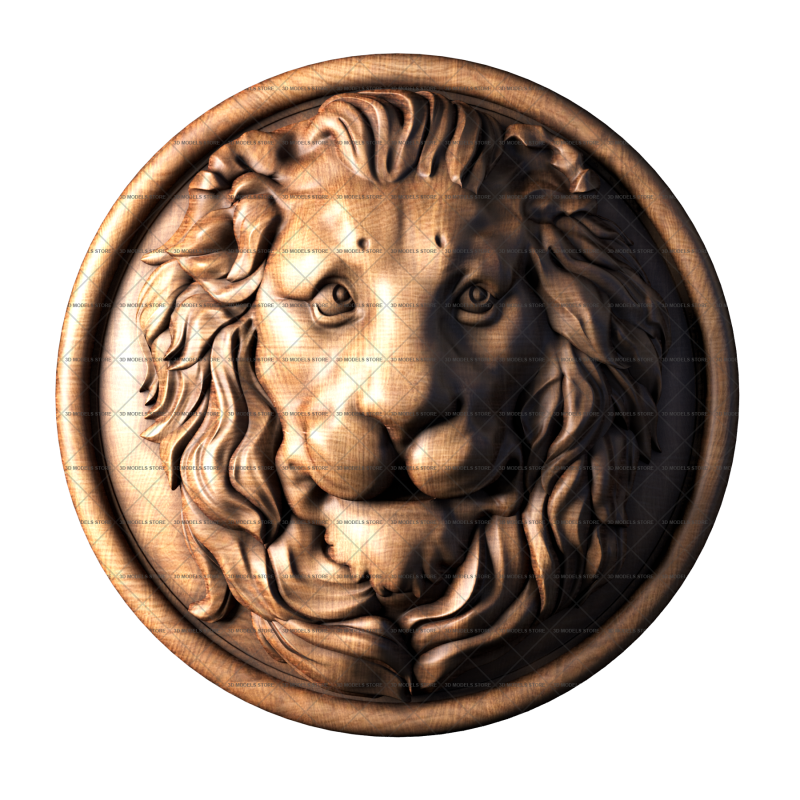 Lion mask, 3d models (stl)