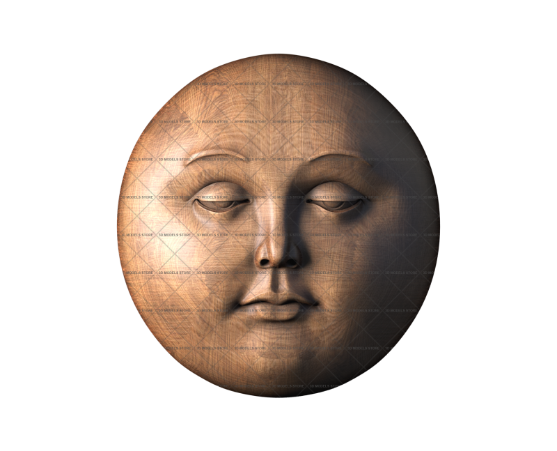 The moon, 3d models (stl)