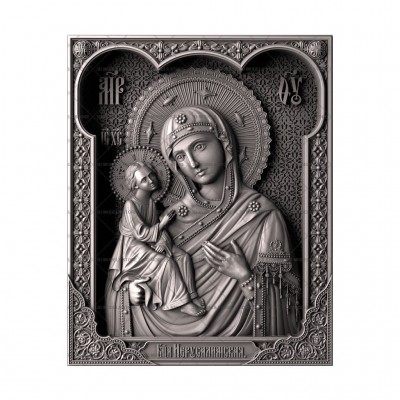 Icon of the Mother of God Jerusalem, 3d models (stl)