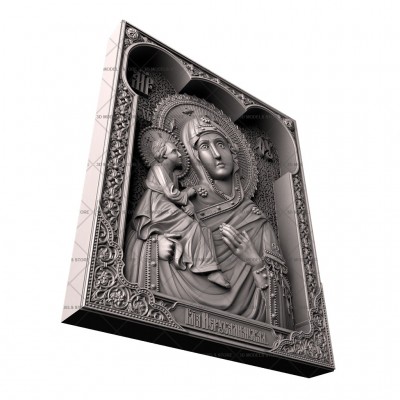 Icon of the Mother of God Jerusalem, 3d models (stl)