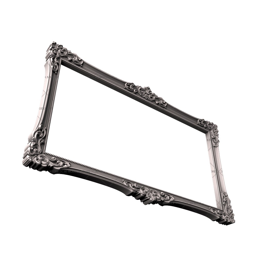 Rectangular frame, 3d models (stl)