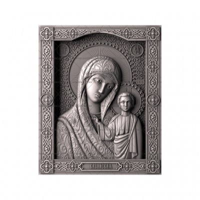 Our Lady of Kazan, 3d models (stl)