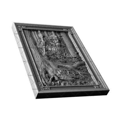 Bas-reliefs silvan, 3d models (stl)