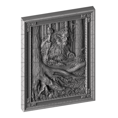 Bas-reliefs silvan, 3d models (stl)