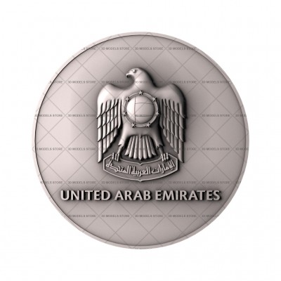 Coat of arms of the United Arab Emirates, 3d models (stl)
