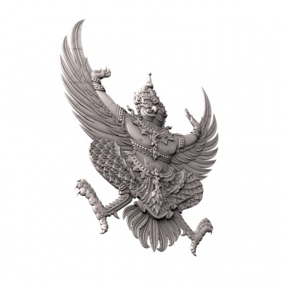 Garuda - Coat of Arms of Thailand, 3d models (stl)