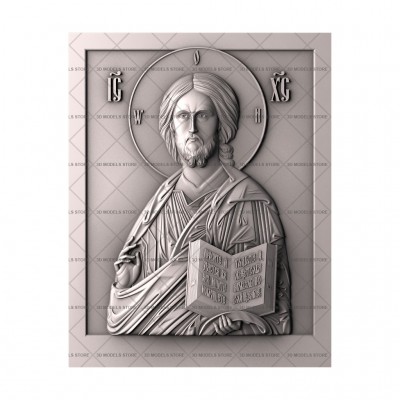 Jesus Christ the Almighty Icon, 3d models (stl)