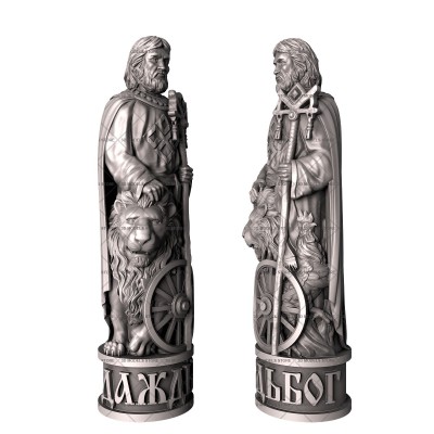 Sculptures of pagan gods, 3d models (stl)