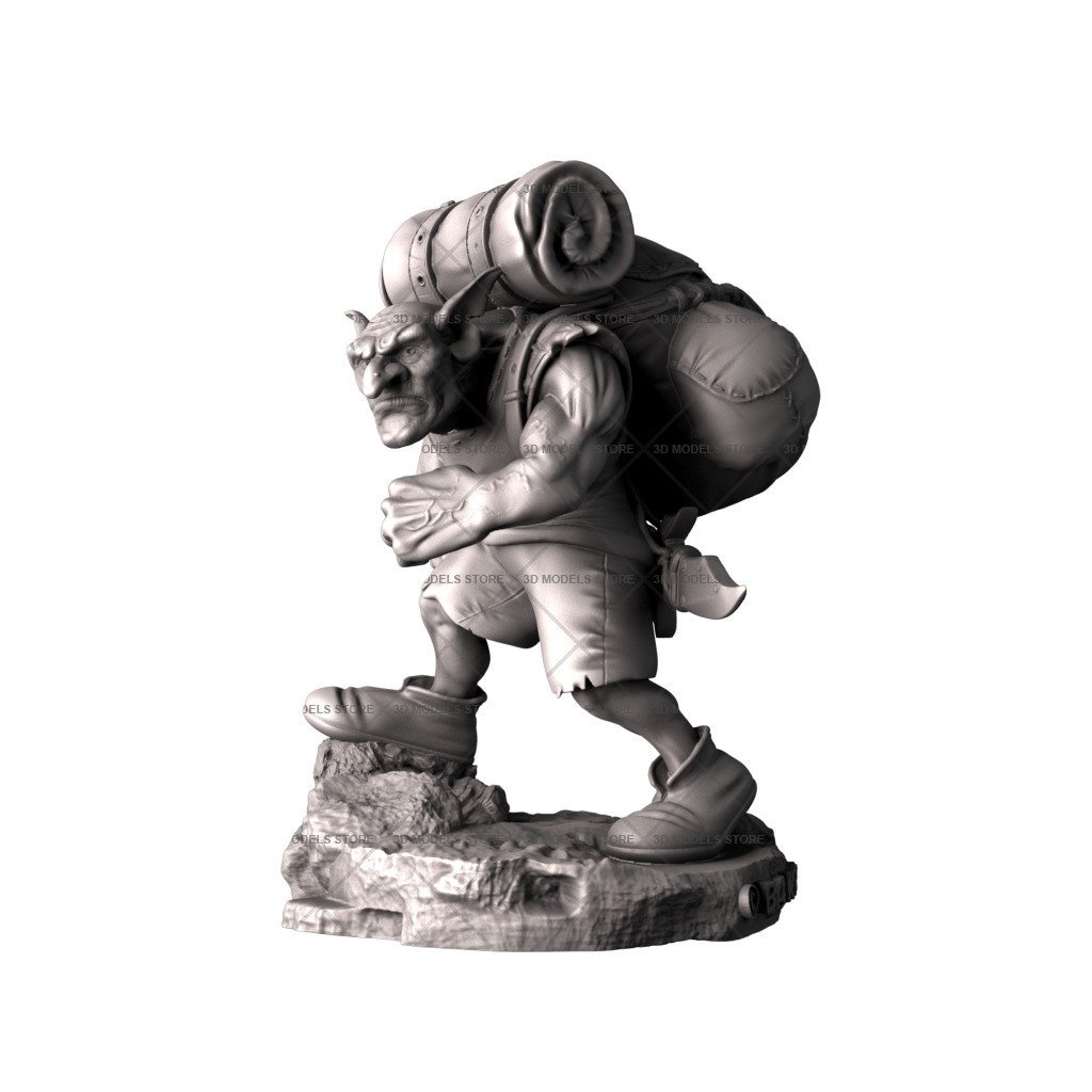 Sculpture Troll, 3d models (stl)