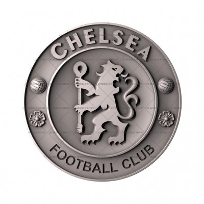 Coat of Arms of Football Club Chelsea - 3d (stl) model, 3d models (stl)