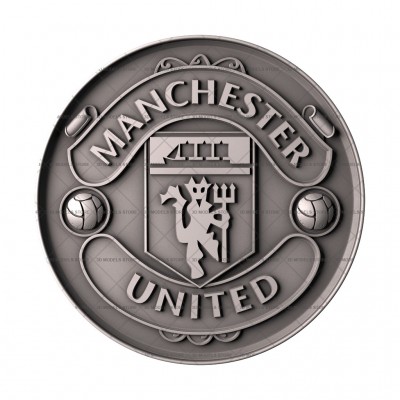 Symbol of Manchester United -3d (stl) model, 3d models (stl)