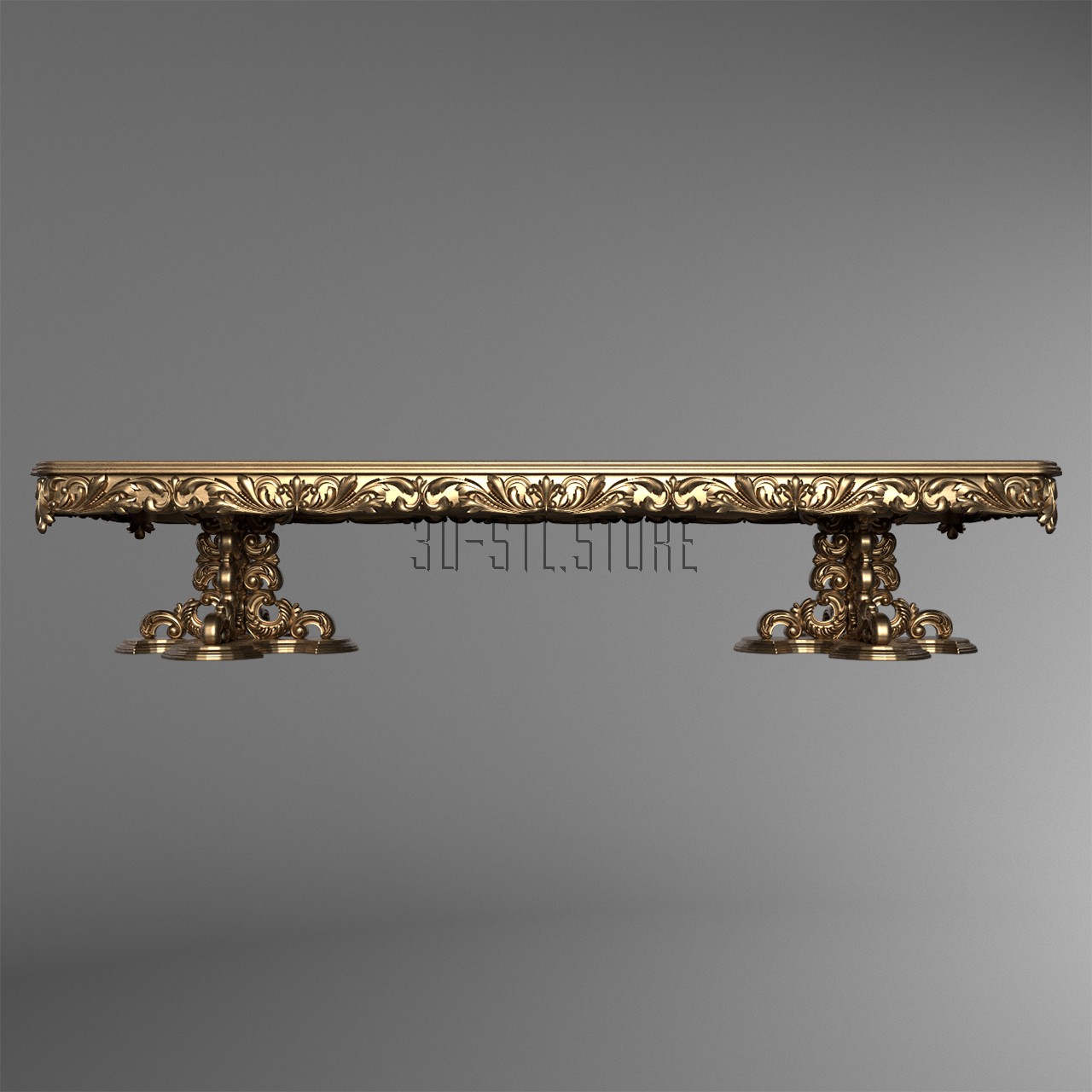 Long table, 3d models (stl)