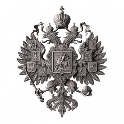 Coat of arms of the Russian Empire, 3d models (stl)