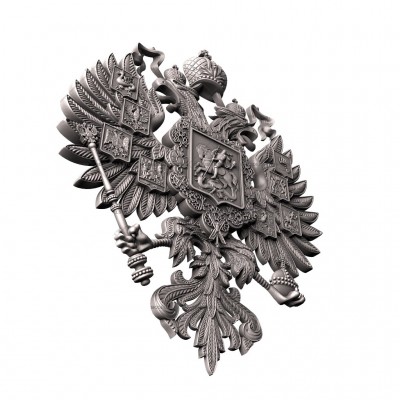 Coat of arms of the Russian Empire, 3d models (stl)
