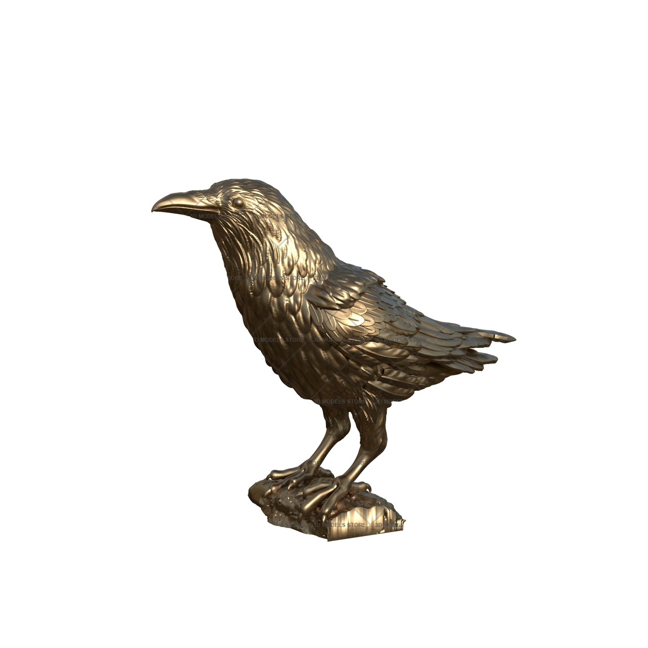 Knob bird, 3d models (stl)