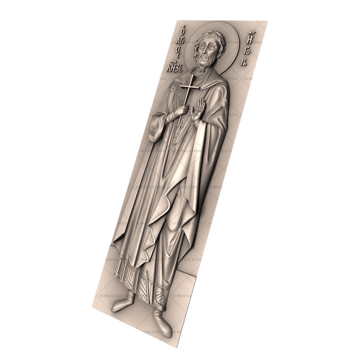 Icon of the Holy Prince Igor, 3d models (stl)