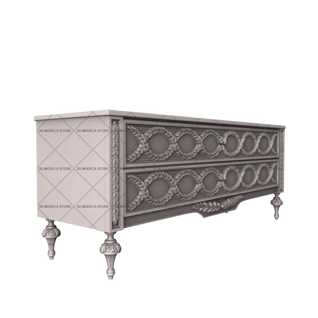 Chest of drawers, 3d models (stl)