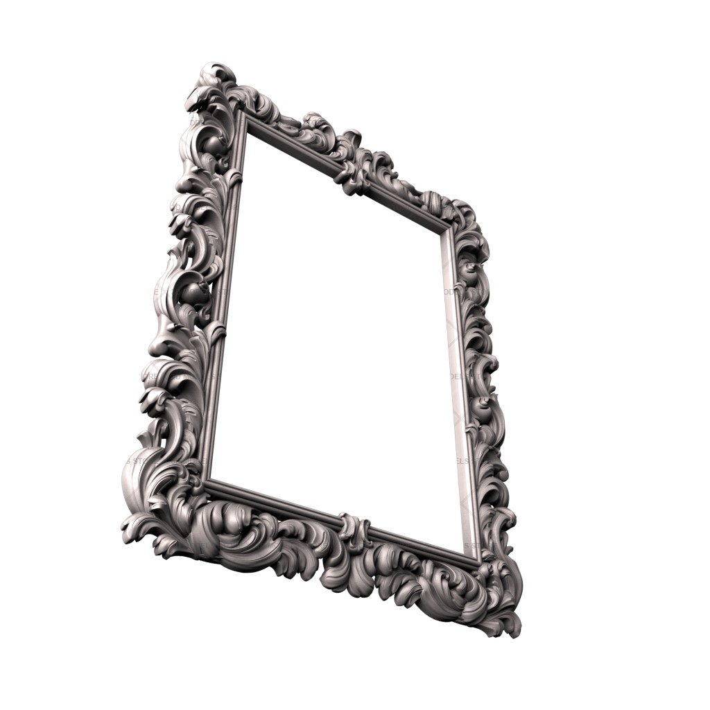 Baroque frame, 3d models (stl)