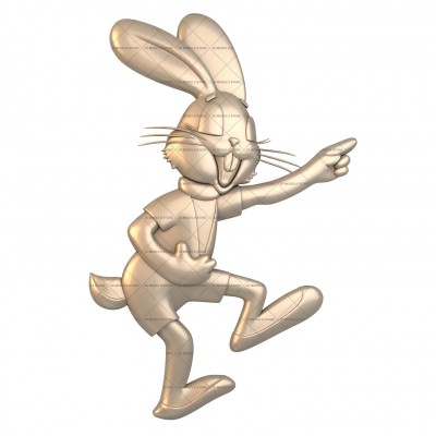 Personage hare, 3d models (stl)
