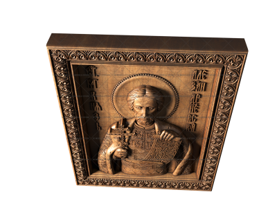 Icon of Alexander Nevsky, 3d models (stl)