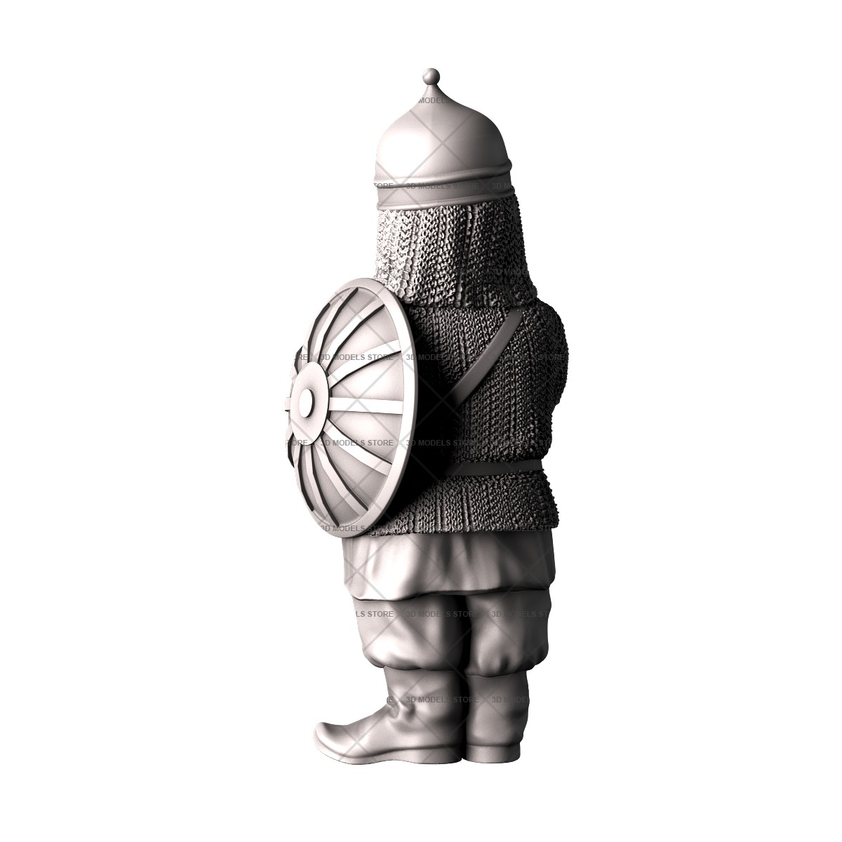 Sculpture warrior, 3d models (stl)