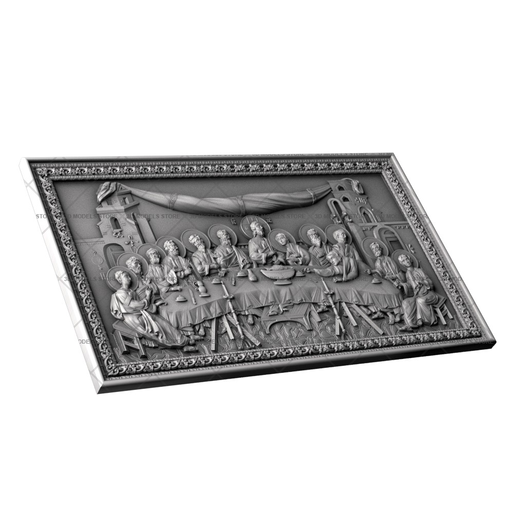 Icon of the Last Supper, 3d models (stl)