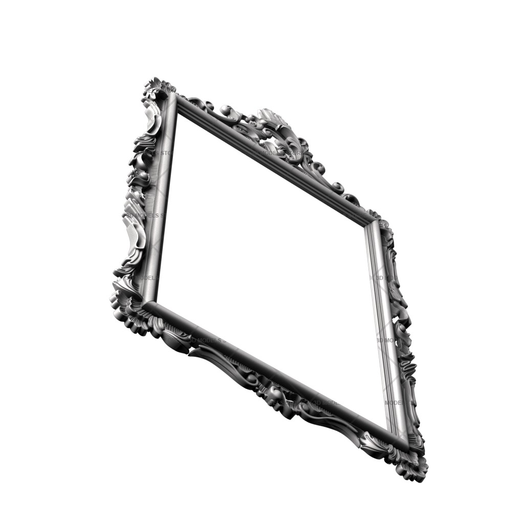 The frame is rectangular, 3d models (stl)