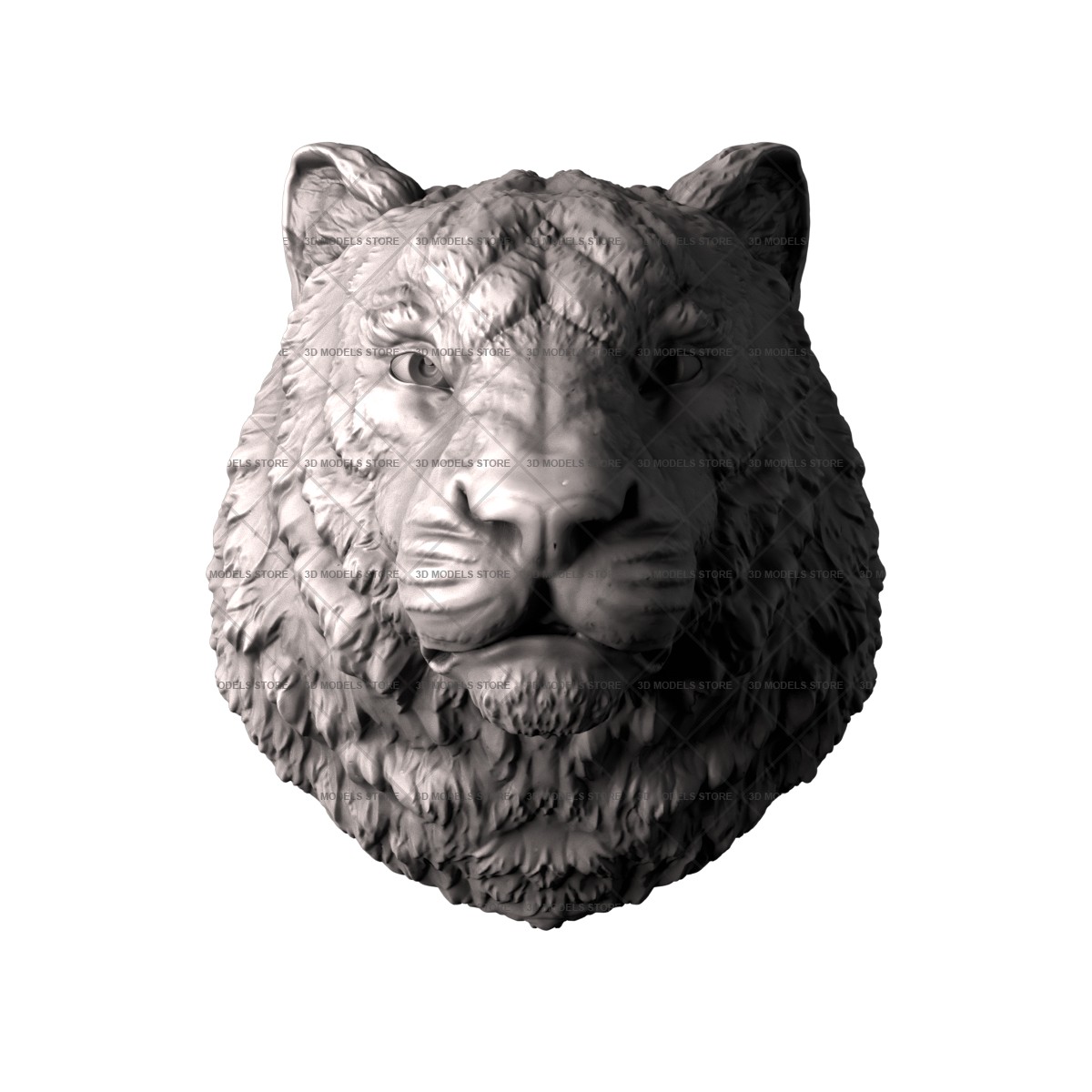 Tigress Sculpture, 3d models (stl)