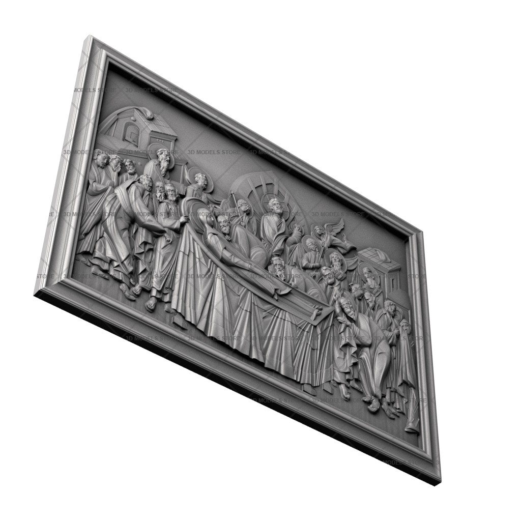 Icon of the Assumption of the Blessed Virgin Mary, 3d models (stl)