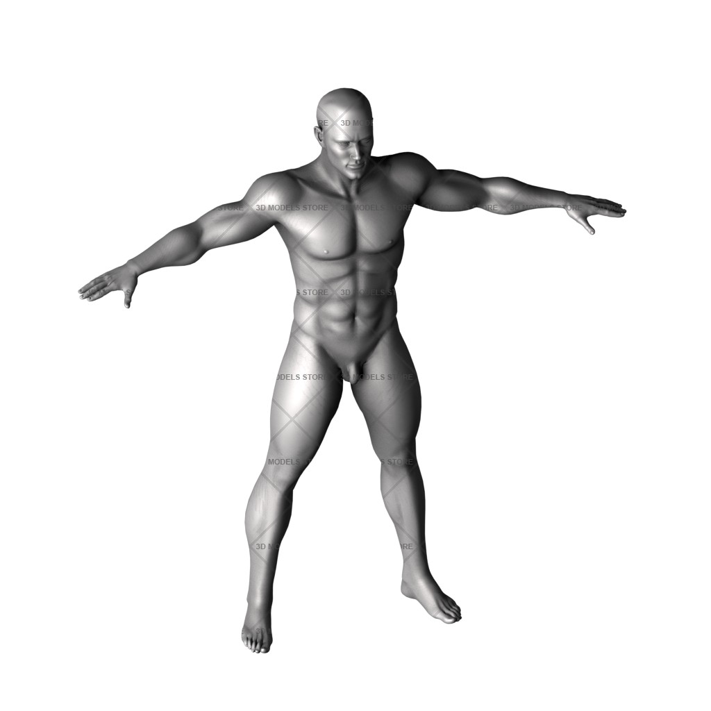 Body of a man, 3d models (stl)
