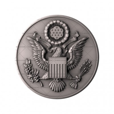 Coat of Arms USA, 3d models (stl)