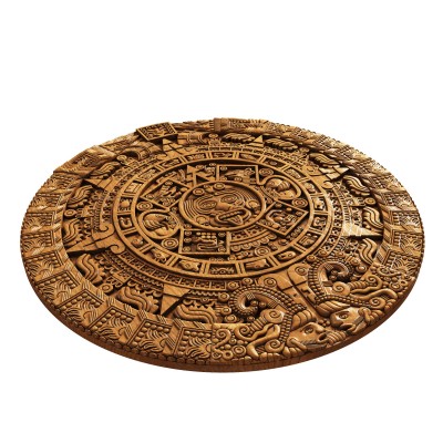 Mayan calendar, 3d models (stl)