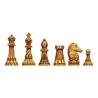 Staunton chess set, 3d models (stl)