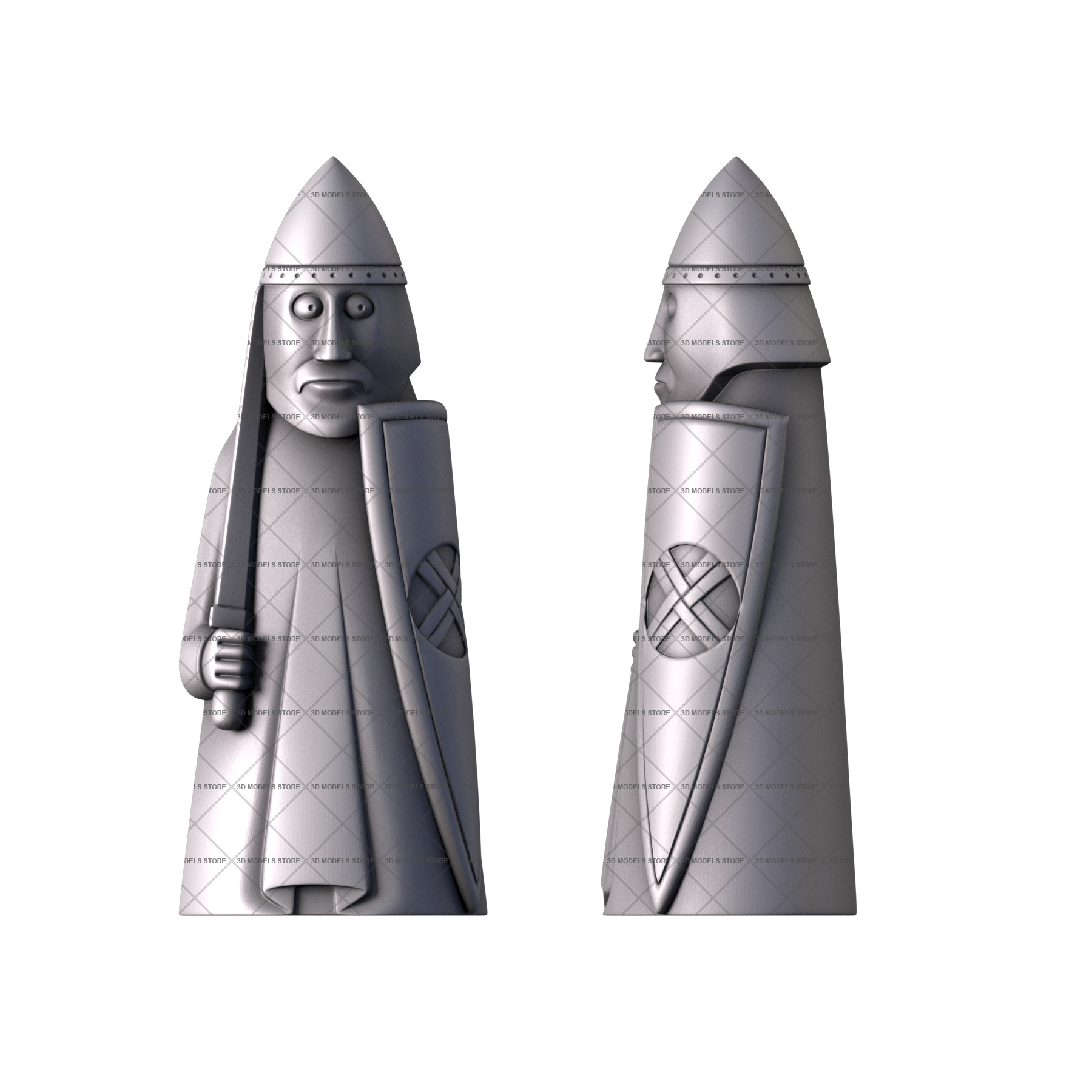 Rook - Isle of Lewis Chess, 3d models (stl)