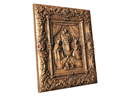 The Sistine Madonna, 3d models (stl)