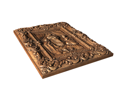 The Sistine Madonna, 3d models (stl)